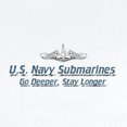 thumbnail image 2 of CafePress - Us_Navy_Submarines3 Body Suit - Long Sleeve Cotton Baby Bodysuit, 2 of 4