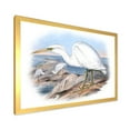 thumbnail image 2 of Designart 'Ancient Australian Birds XIII' Traditional Framed Art Print, 2 of 4
