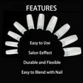thumbnail image 2 of 500 Pieces Fake Nails French Tips Acrylic Pointed Nail Tips Professional or Art, 2 of 5