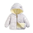 thumbnail image 2 of JIANJIA Baby Boys Coats & Jackets Cartoon Print Hooded Long Sleeve Windproof Warm Autumn Winter Outerwear Holiday Wear, 2 of 3