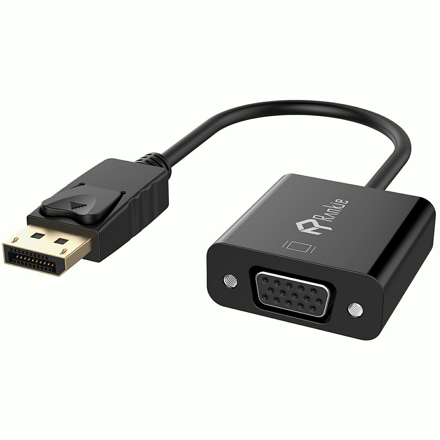 Rankie HDMI to VGA Adapter with 3.5mm Audio Port Black 