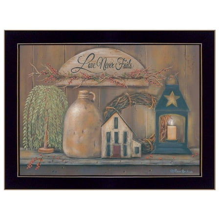 UPC: 0840105538417 | Love Never Fails By Pam Britton Printed Wall Art Wood Multi-Color