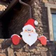 thumbnail image 2 of Valla de Papá Noel con asomadores para decoración navideña, para exteriores, fiestas, hogar, jardín, interior, manualidades, adornos, Año Nuevo 2024, Navidad, 2 of 5