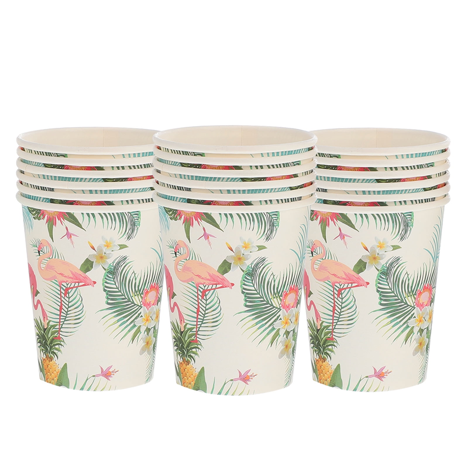 Cups Paper Cup Hawaiian Party Disposable Beverage Hot Luau Coffee Craft ...