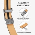 thumbnail image 4 of BOSTANTEN Mens Belt Leather Ratchet Dress Belt with Sliding Adjustable Buckle, Trim to Fit, 4 of 14