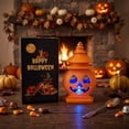thumbnail image 4 of Izexuh Handheld Pumpkin Lantern, Halloween Party Decor, Warm LED Glow with Sturdy Top Handle,Trick or Treat Gift, Festive Night Parade and Holiday Party Display, 4 of 4