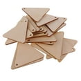 thumbnail image 2 of perfeclan 6X Triangle Shape Unfinished Wood Pieces with Hole for Crafts 20 Pieces 60mm, 2 of 9