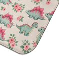 thumbnail image 5 of LightColor Cartoon Dinosaurs Flowers Pattern Dish Drying Mat for Kitchen 1 Pack, Ultra Absorbent Microfiber Dishes Drainer Mats,16"x18", 5 of 6