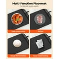 thumbnail image 4 of WELLPEAK Food Warming Mat, Electric Warming Trays for Home Buffet Party Gatherings, Full Surface Silicone Fast Heating Mat for Food with 3 Level Temperature, Auto-Off, Roll Up Food Warmer, 4 of 8