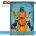 thumbnail image 3 of Toland Home Garden Harvest Cats Fall Halloween Flag Double Sided 28x40 Inch, 3 of 5