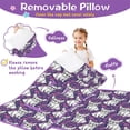thumbnail image 3 of Purple French Bulldog Toddler Nap Mats for Kids Preschool,Sleeping Mat Bag or Kids,Toddler Sleeping Bag,Toddler Nap Mat or Daycare, 3 of 6