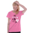 thumbnail image 3 of The Key To My Heart Valentines Day Womens Slim Fit Graphic Tee Brisco Brands S, 3 of 5