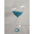thumbnail image 1 of Home Trends Glass Teal Hourglass Décor, 1 of 1