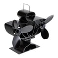 thumbnail image 2 of Ventilador de estufa de calor silencioso, compacto, de metal, resistente, circulante, cálido, para estufas de leña, accesorios, ventilador térmico, 2 of 8