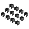 thumbnail image 1 of MYG for 12 Pack Wall Mounted Cue Rack Clips Plastic Billiard Cue Holder Replacement Clips for 6-Hole Pool Stick Rack Fishing Rod Holder Black 0.6 Inch Diameter, 1 of 10