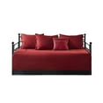 thumbnail image 4 of 6 Piece Reversible Plaid Daybed Cover Set Red Daybed, 4 of 19