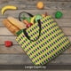 thumbnail image 5 of Easygdp Mardi Gras Purple Yellow Plaid Bolsa Tote para Mujer, Bolso de Hombro para Trabajo, Playa, Viajes, Compras y Supermercado, 5 of 7