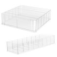 thumbnail image 2 of 2pcs Cash Drawer Tray Cash Storage Box Insert Tray Multiple Compartment Storage Tray, 2 of 8