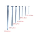 thumbnail image 6 of 240pcs 6 Sizes Hardware Nails Assortment Kit, Galvanized Nails, Small Nails,Wood Nails, Wall Nails for Hanging Pictures, 6 of 8
