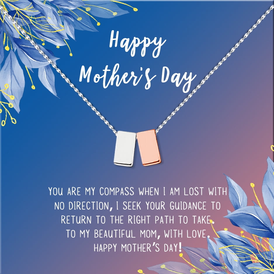 Happy Mother's Day Card Jewelry & Personalised Jewelry For Mummy Mom/ With love card Personalized Mothers day Gift
