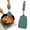 D, variant on Silicone Turner Spatulas, Heat Resistant Flat Spatulas, Non-Stick Kitchen Cooking Utensils, Flexible Pancake Spatulas, Griddle & Egg Turners, Food Turner, Dark Green Semi, 11.02×5.12in,A