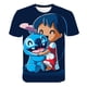 thumbnail image 1 of Niños Niños Stitch Camisetas Verano Manga corta Niños Stich Tops Camisetas Dibujos animados Casual Niños Ropa 1-14 años T-Shirts9T Gao Jinjia LED, 1 of 2