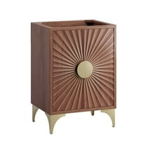Modway Daylight 24" Bathroom Vanity Cabinet in Walnut