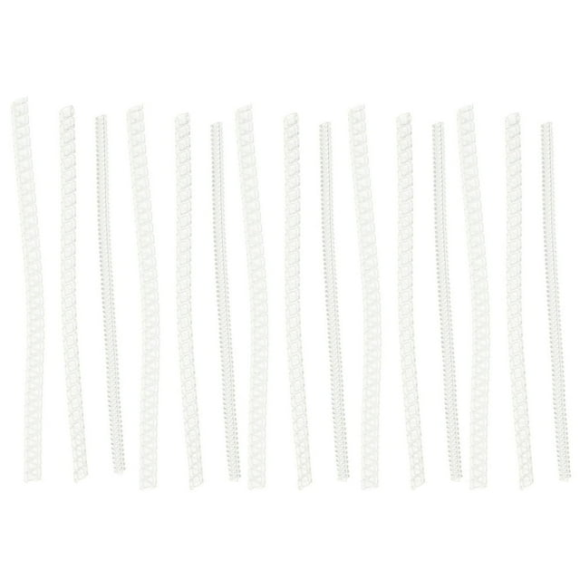 KEINXS Ring Adjuster Spiral Jewelry Tightener Plastic Resin Sizer for Loose Rings Miss Spring Coil Measurer 15 Pcs