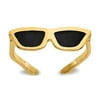 Primal Gold 14 Karat Yellow Gold Enameled Sunglasses Toe Ring