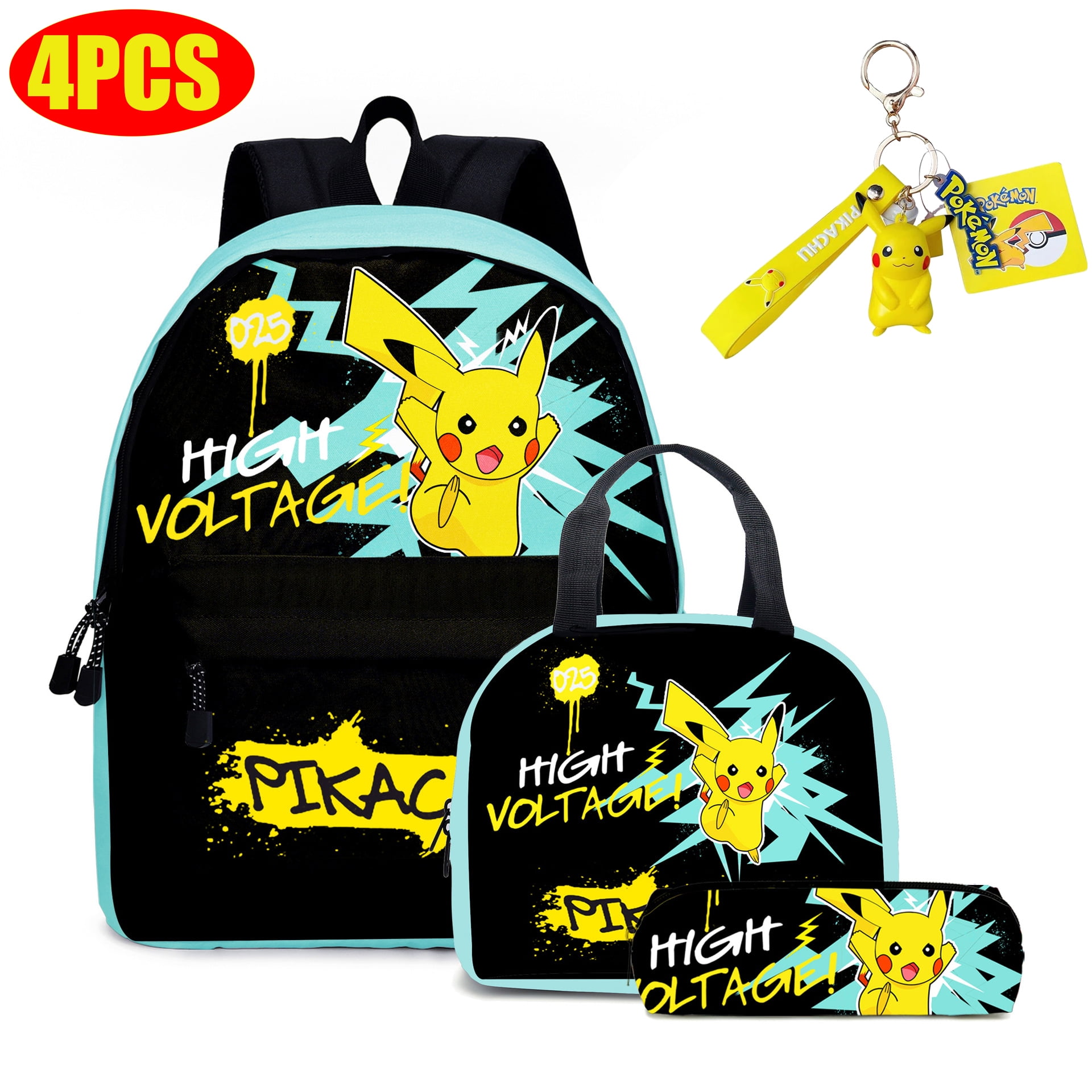 Mochila Pokémon Kids con bolsillo para botella de agua multicolor