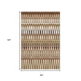 thumbnail image 3 of HomeRoots 668293 8 x 10 ft. Terra Cotta Ivory & Beige Southwestern Washable Machine Made Rectangle Area Rug with UV Protection, 3 of 9