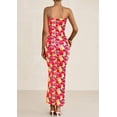 thumbnail image 2 of Vestido largo PRETTYGARDEN Floral Rojo Amarillo para Mujer, 2 of 9