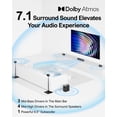 thumbnail image 2 of Barra de sonido ULTIMEA Poseidon D80 de 7.1 canales con Dolby Atmos 460 W, 2 of 9