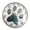 Style A, variant on Gieenan Shower Clock Waterproof Wall Clock Suction Cup Bathroom Clock Suction Wall Clock