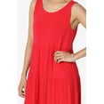 thumbnail image 5 of TheMogan Women's PLUS Sleeveless Scoop Neck Tiered Jersey Relaxed Fit Long Maxi Dress, 5 of 6