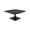 Asian Night w/Black Base, variant on 45" Wide Boat Shaped Coffee Table For Office Square Metal Base