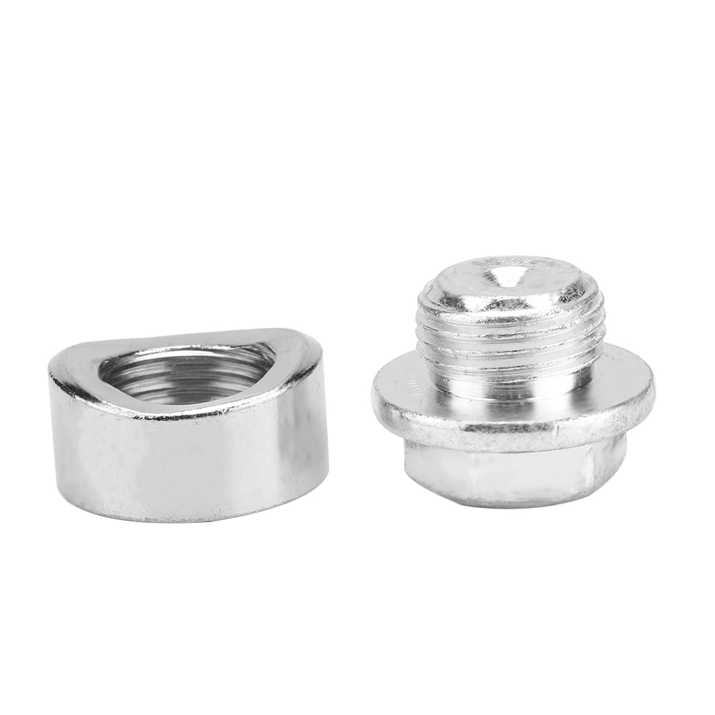 Zinc Plated Plug M18 X 1.5 O2 Oxygen Sensor Pre-Curved Notched Design Steel