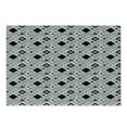 thumbnail image 1 of Black and White Cutting Board, Geometrical Diagonal Pattern with Various Different Squares Contemporary, Decorative Tempered Glass Cutting and Serving Board, Small Size, Black White, by Ambesonne, 1 of 1