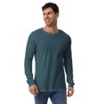 thumbnail image 2 of Long Sleeve Tee (Unisex) (Heather Deep Teal, XS), 2 of 2