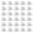 30, variant on Modern Square Acrylic Clips Scratch Resistant Small Clear Clips for Office Desk Documents Crafting Display Projects