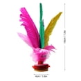 thumbnail image 1 of Graflsoa Feather Shuttlecock for Fun and Fitness - Traditional Jianzi Game for All Ages, Leg Muscle Workout, Coordination Enhancer, Lightweight and Durable Design., 1 of 5
