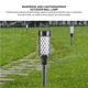 thumbnail image 4 of Moyic Luz solar de jardín LED Lámpara de estaca solar de ahorro de energía Luz de camino solar de larga duración Lámpara de camino impermeable Iluminación y accesorios Moyic HA020860-00, 4 of 6