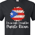 thumbnail image 4 of Inktastic I'm So Cute, I Must Be Puerto Rican Sunflower Puerto Rico T-Shirt, 4 of 5