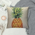 thumbnail image 2 of COMIO  Pineapple Watercolor Throw Pillow Case Beautiful Colorful Art Sketch of Exotic Tropical Summer Fruit Pillow Cushion Covers Home Sofa Decorative, 2 of 5