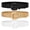 B-Black+Khaki+White, variant on WHIPPY Women Elastic Woven Belt for Dresses Straw Braided Belt for Ladies