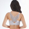 thumbnail image 3 of Women Plus Size Sexy Push Up Bra Front Closure Butterfly Backless Bralette Seamless Bras, 3 of 5