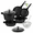 Grillers Black, variant on Granitestone 8Pc Pots and Pans Set Nonstick, Ultimate Grillers Cookware Set, Nesting Ceramic Cookware Set, Indoor Grilling & Fry Set, Induction & Camping Cookware Set, Space Saving, Black