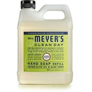 mrs. meyer's clean day liquid hand soap refills, lemon verbena, 34-ounce (pack of 6)