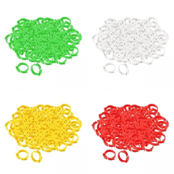 de 400 anillos para 001 de identificación con clip para