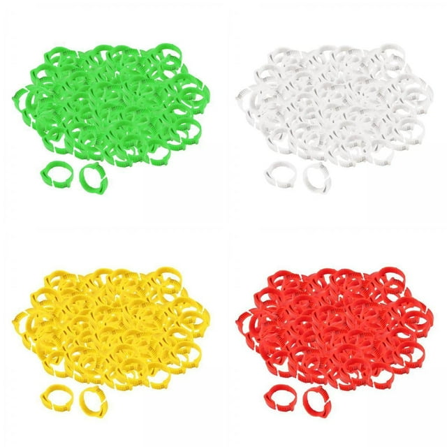 400x Anillos De Banda Para Patas De De Zulema Anillos de pie de pollo